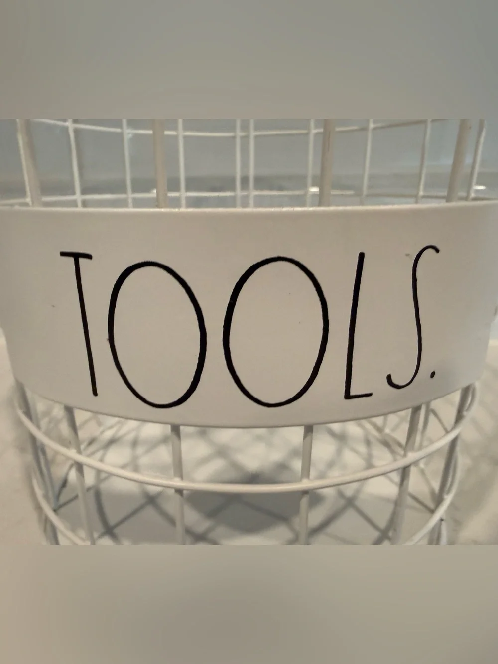RAE DUNN Wire 'TOOLS.' Storage Basket
